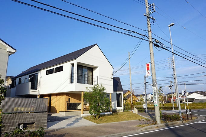 常滑の美容室と住宅（戸建住宅）